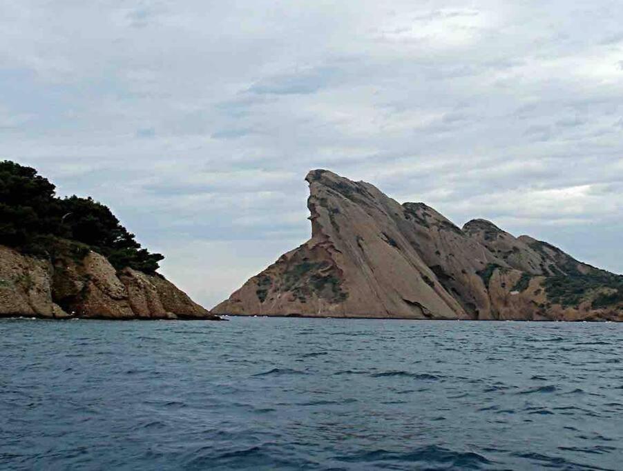 Studio Vue Mer Terrasse La Ciotat Kültér fotó